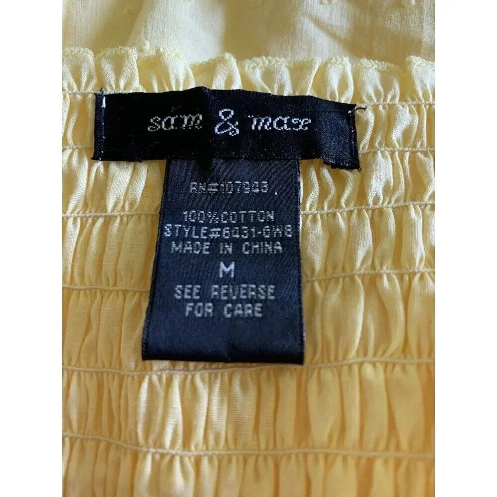 Sam & Max Yellow Ruffle Mini Dress - Picture 8 of 12